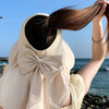 1+1 FREE | Solaris™ 2025 Summer New Large Brim Hollow Sun Protection Hat with Removable Neck Scarf