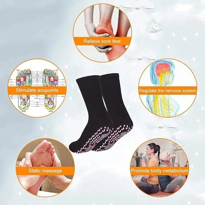 2+2 FREE | ThermaSoothe™ Acupressure Self-Warming Health Socks