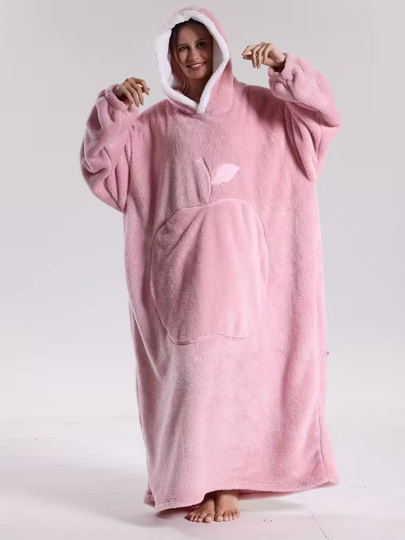 Hoodie Blanket | Blanket with Sleeves | Portable Blanket Sweater | WarmthHood