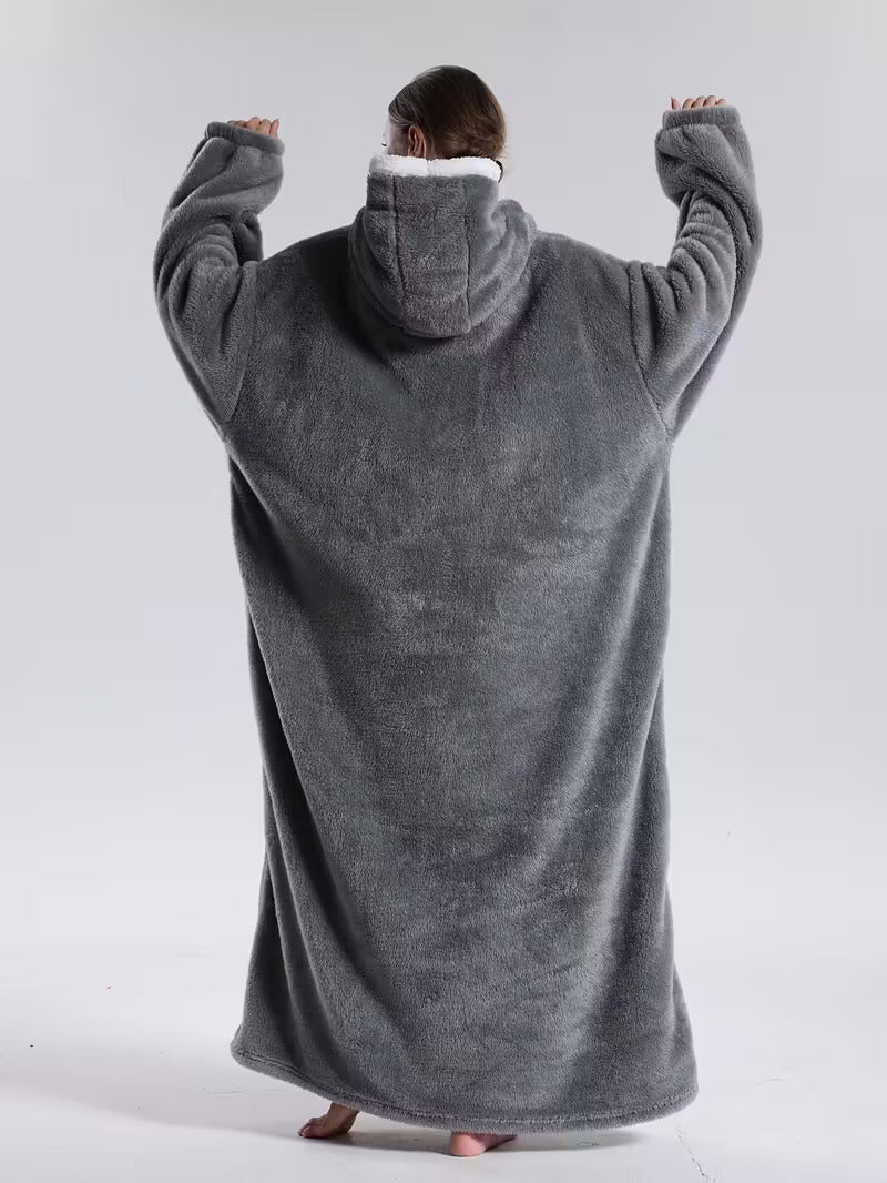 Hoodie Blanket | Blanket with Sleeves | Portable Blanket Sweater | WarmthHood